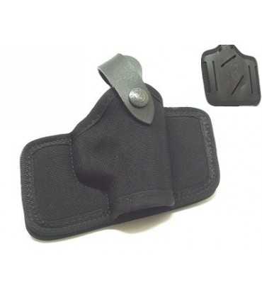 FF2 - Fondina da cintura in cordura a canna scoperta da fianco o cross draw