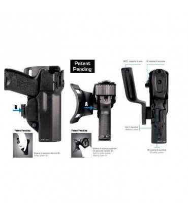 SHWD8 - Polymer holster suitable for uniform or tactical professionals uses