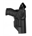 SHWP8 - Injection moulding hard polymer holster for professional use in uniform