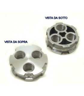 Lee testa porta matrici per pressa 90497 3 hole quick change