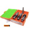 Lyman 3 dies set calibro 9 mm luger 7680111 deluxe carbide pistol set