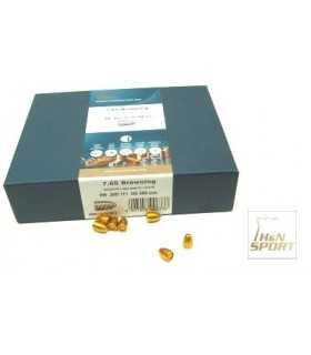H&N SPORT COPPER PLATED BULLET CALIBER 7,65 BROWING 71 GRAIN