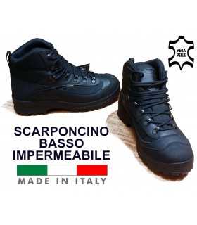 Tactical waterproof low Boots made in Italy