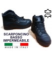 Tactical waterproof low Boots made in Italy