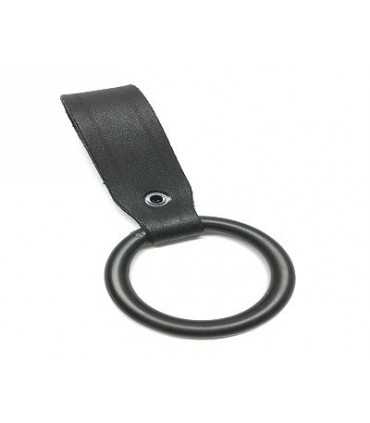 8V13 - Polymer flashlight d/cell holder with plastic ring