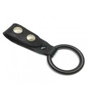8V13 - Polymer flashlight d/cell holder with plastic ring