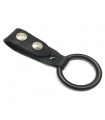 8V13 - Polymer flashlight d/cell holder with plastic ring