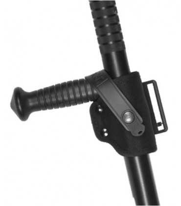 8V19 - Porta manganello a tonfa in polimero e cordura con passante girevole