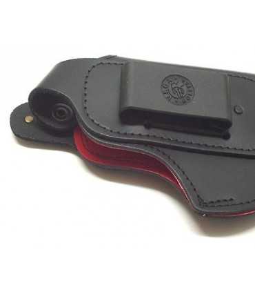 I1 - Quick release leather belt holster