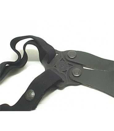 O1 - Horizontal shoulder or belt leather holster, quick release