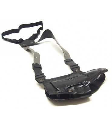 O1 - Horizontal shoulder or belt leather holster, quick release