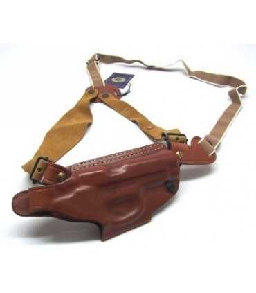 O1 - Horizontal shoulder or belt leather holster, quick release