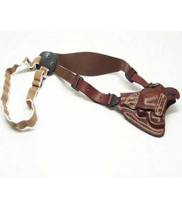 O1 - Horizontal shoulder or belt leather holster, quick release