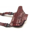 O1 - Horizontal shoulder or belt leather holster, quick release