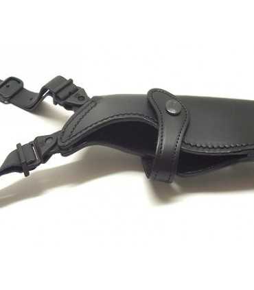 AE1 - Fondina ascellare verticale in cuoio con sgancio rapido