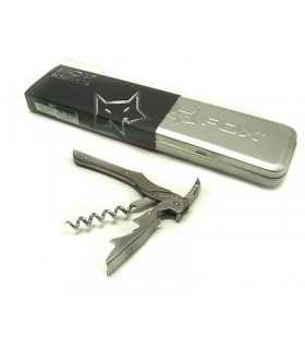 Corkscrew Two Swans double handle lever in bronze aluminum