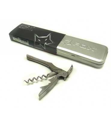 Corkscrew Two Swans double handle lever in bronze aluminum