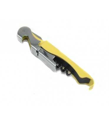 Cavatappi ed apribottiglia manico giallo