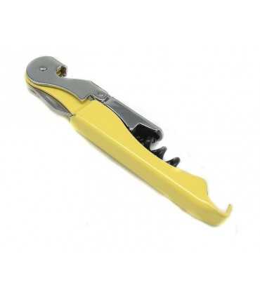 Cavatappi ed apribottiglia manico giallo