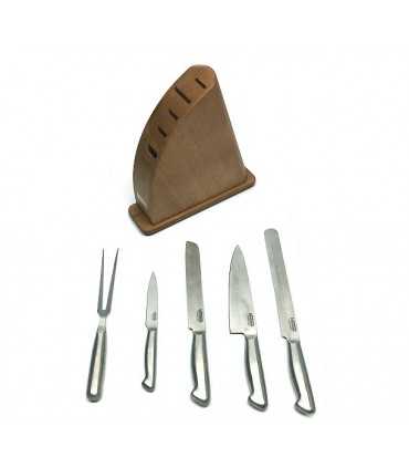 CAMILLA KNIFE BLOCK AND FORK