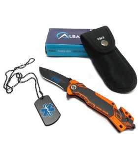 Albainox EMS rescue knife with metal handle