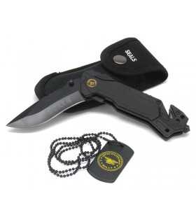 Albainox Seals rescue knife with metal handle