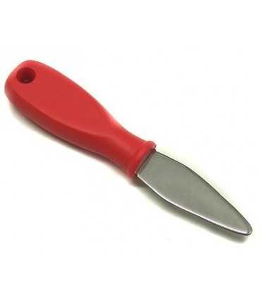 Mussel knife with red handle