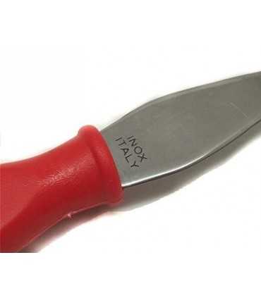 Mussel knife with red handle