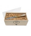 Coltello bistecca siciliano in corno con scatola Delfiero Selection From