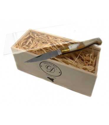Coltello sardo bistecca Pattada 22 cm in corno con scatola Delfiero Selection From