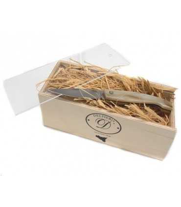 Coltello sardo bistecca Pattada Figus in corno con scatola Delfiero Selection From