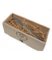 Pattada Figus steak knife in horn with Delfiero Selection From box
