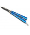 Coltello Butterfly Albainox manico azzurro