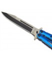 Coltello Butterfly Albainox manico azzurro