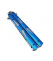 Coltello Butterfly Albainox manico azzurro