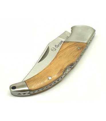 Coltello Corsica con manico in ulivo Testa Mora