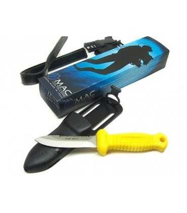 MAC KNIFE SUB 9 YELLOW HANDLE
