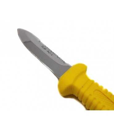 Coltello da sub Mac 9 giallo subacqueo