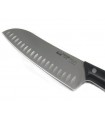 Coltello professionale Due Cigni Santoku lama con alveoli ideale per la carne