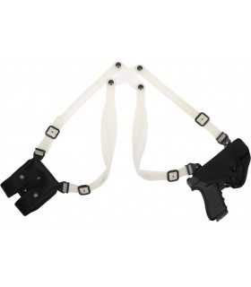 OSR2 - Sistema ascellare in cordura con gomma polimerica trasparente e porta caricatore doppio