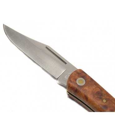 FOX MEDIUM KNIFE WITH BIRCH-ROOT HANDLE
