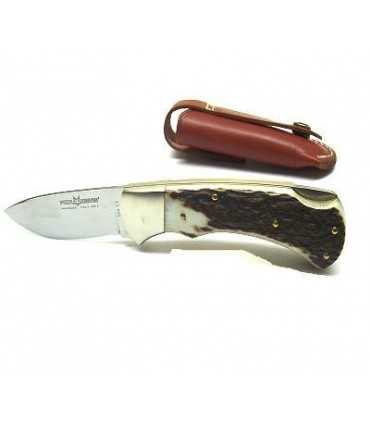 FOX KNIFE WITH DEER HANDLE BLADE CM 7
