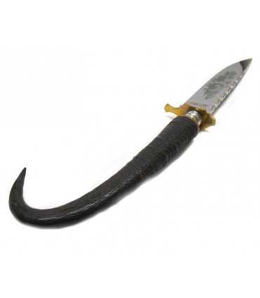 Coltello Fox 652 con manico corno di camoscio originale