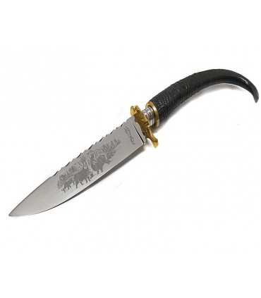 FOX KNIFE WITH CHAMOIS'S HORN HANDLE BLADE CM 13