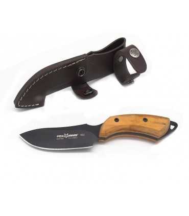 Fox hunting knife olive wood handle