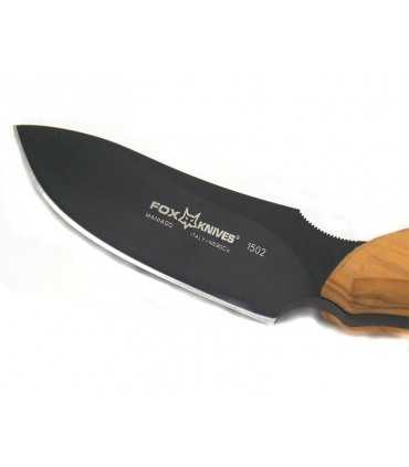 Fox hunting knife olive wood handle