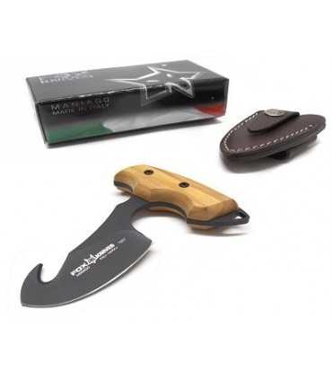 Coltello Fox da scuoio 1507 con manico in ulivo