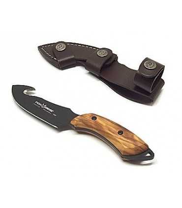FOX KNIFE MADE FOR SKINNING WITH OLIVE TREE HANDLE BLADE CM 10