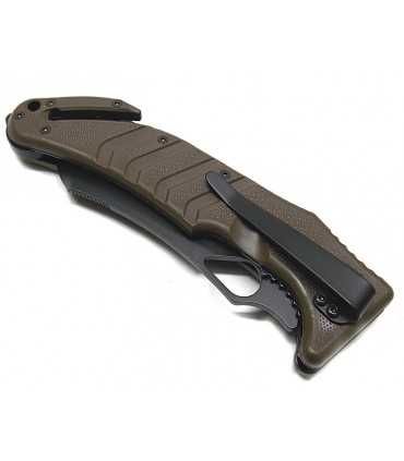 FOX ALSR2 KNIFE WITH BROWN HANDLE