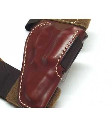 CA1 - Upside down leather ankle holster